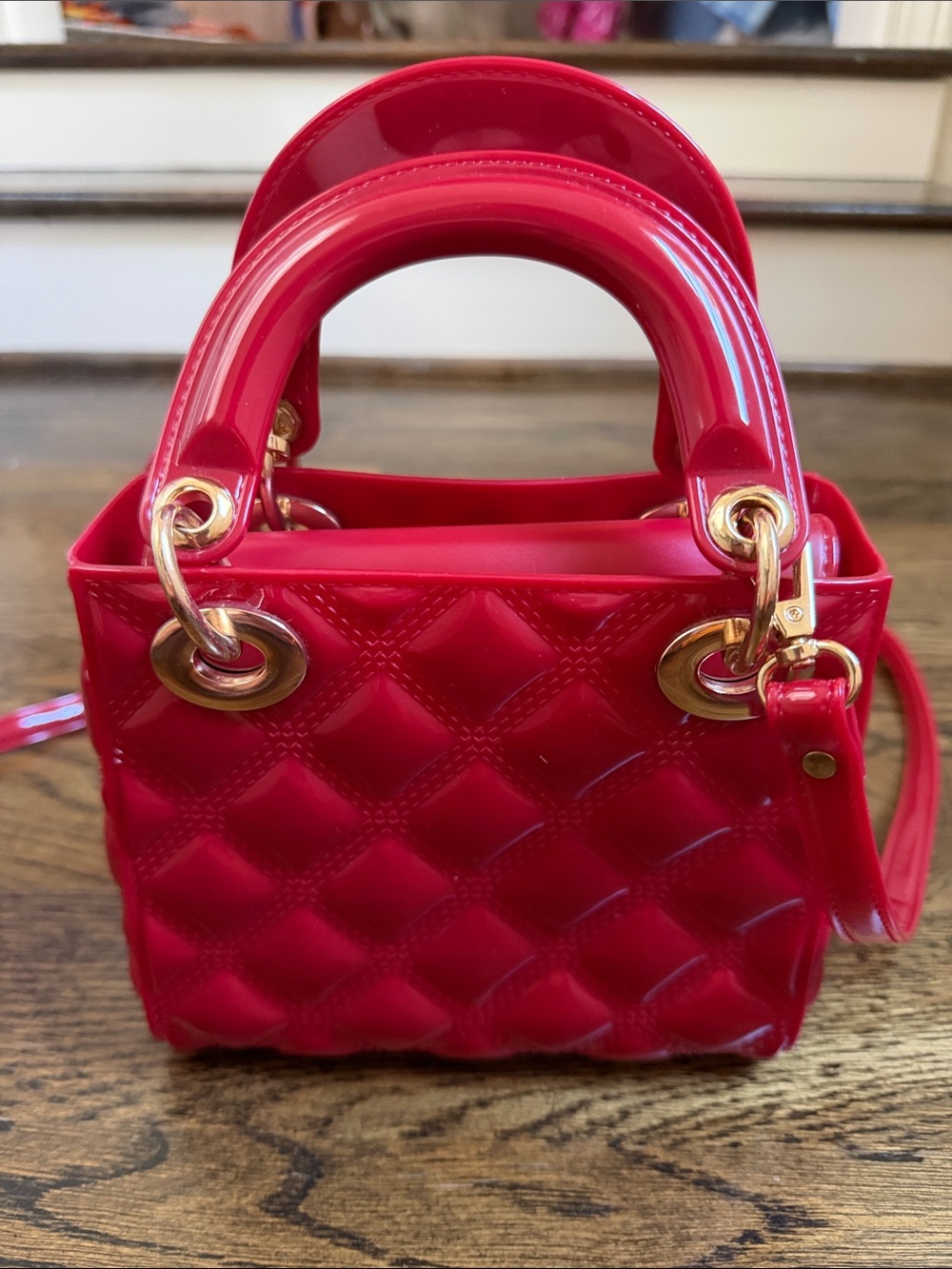 Red Mini Crossbody Bag